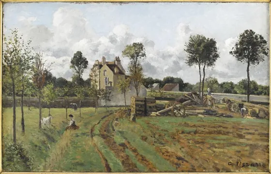 Allée de la Tour-du-Jongleur et Maison de M. Musy, Louveciennes