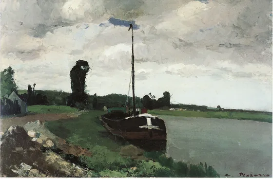 Au bord de la rivière, Pontoise