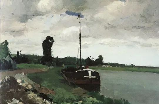 Au bord de la rivière, Pontoise