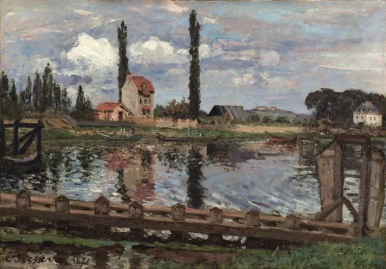 Au bord de la Seine à Port Marly