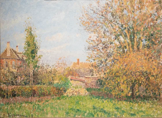 Automne dans le pré à Éragny