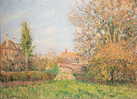 Automne dans le pré à Éragny
