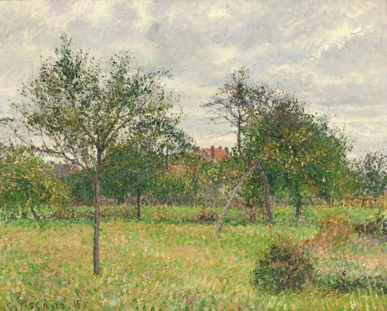 Autumn, Morning, Cloudy, Eragny