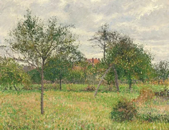 Autumn, Morning, Cloudy, Eragny