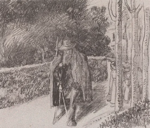 Beggar with a Crutch (Mendiant a la bequille)