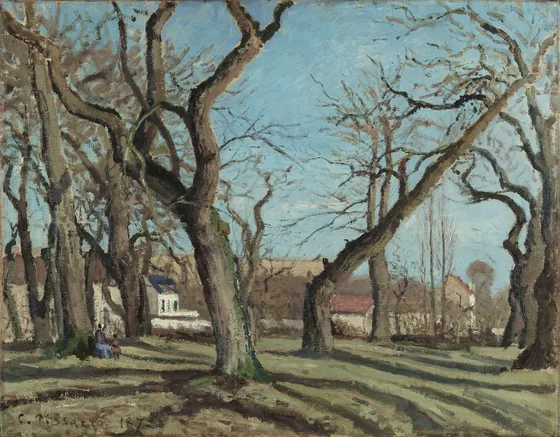 Bois de châtaigniers à Louveciennes
