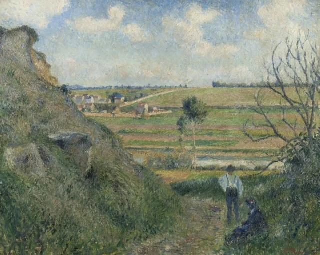 Camino hundido, vista sobre Épluches