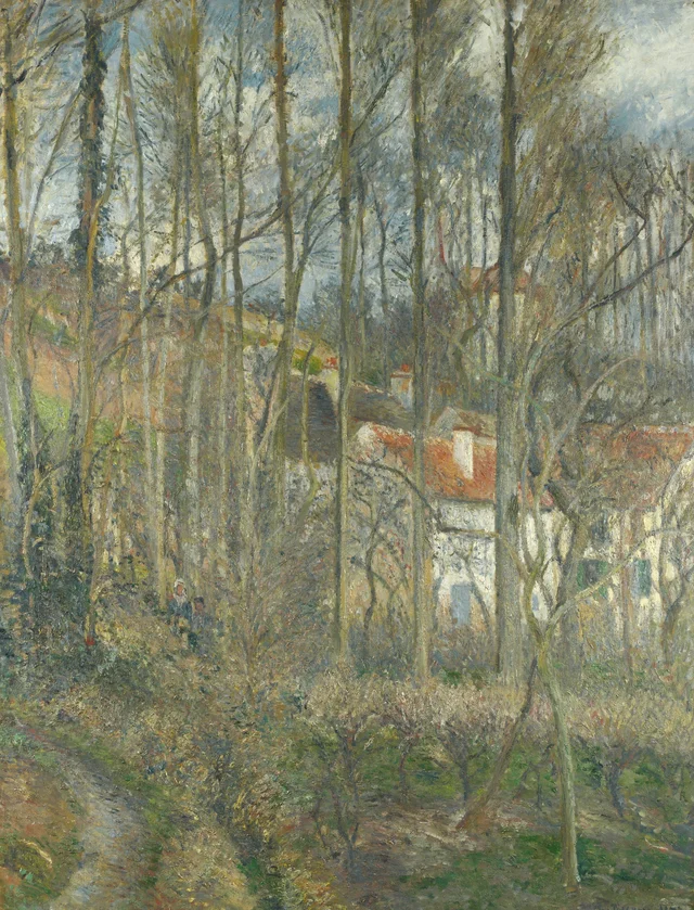 Cuesta de los Bueyes en L'Hermitage, Pontoise, Camille Pissarro