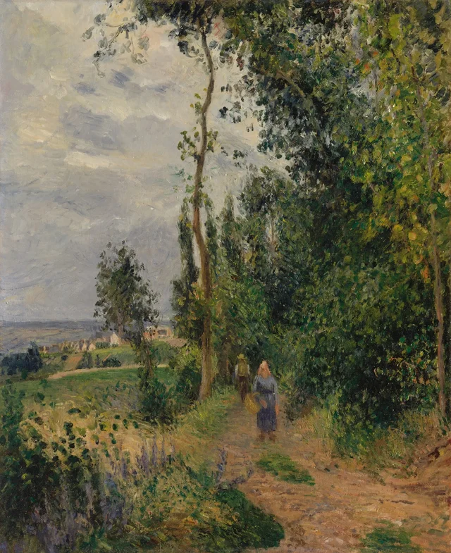 Côte des Grouettes, cerca de Pontoise, Camille Pissarro