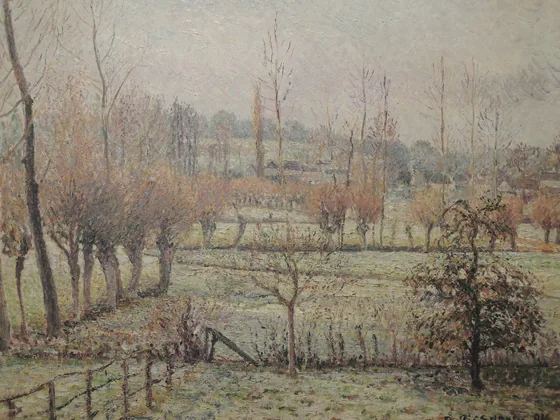 Effet de neige à Éragny