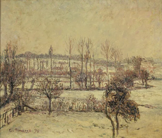 Effet de neige à Éragny