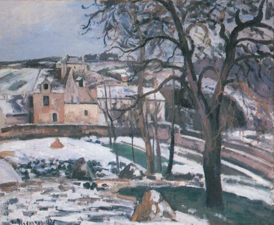 Effet de neige à L´Hermitage, Pontoise