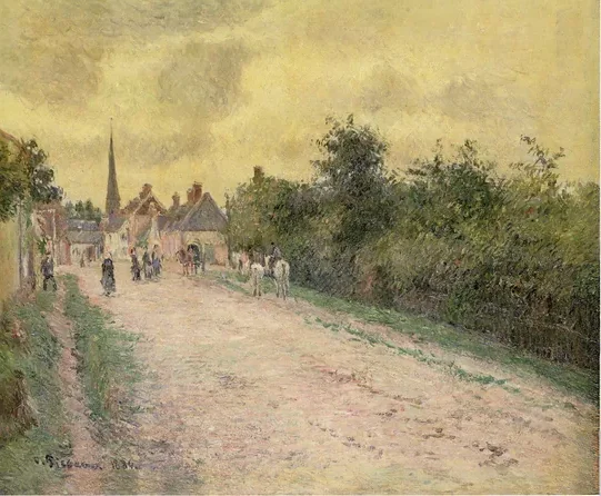 Entrance to the Village of Eragny