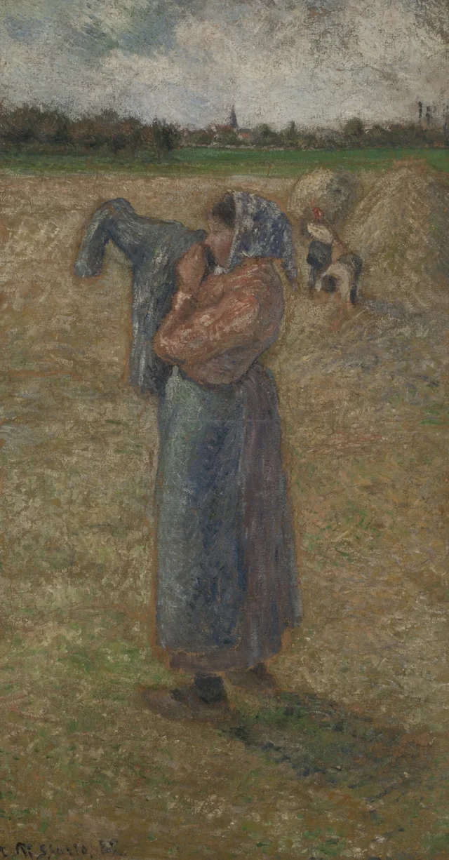 Mujer en un campo