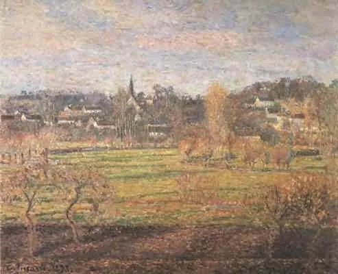 Février, soleil levant, Bazincourt