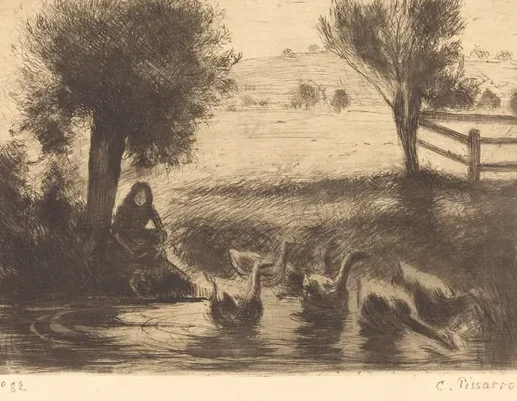 Gardeuse d'oies