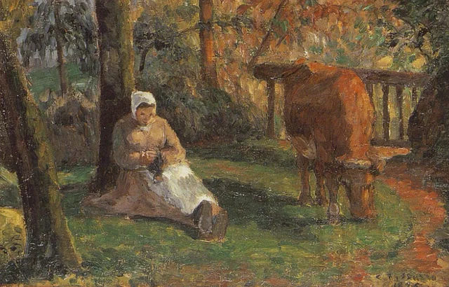 Pastora de vacas, Montfoucault