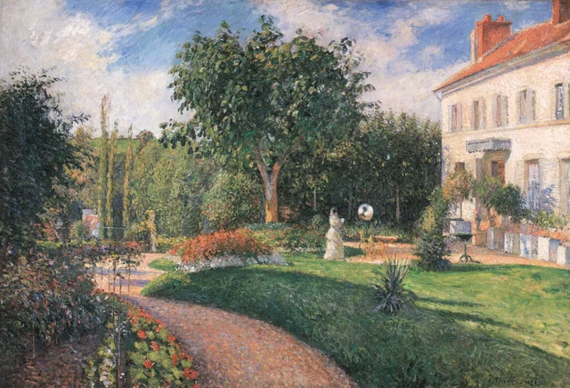 Jardín de los Mathurins, en Pontoise