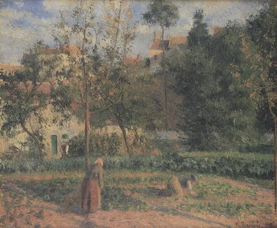 jardin potager à l'Hermitage. Pontoise
