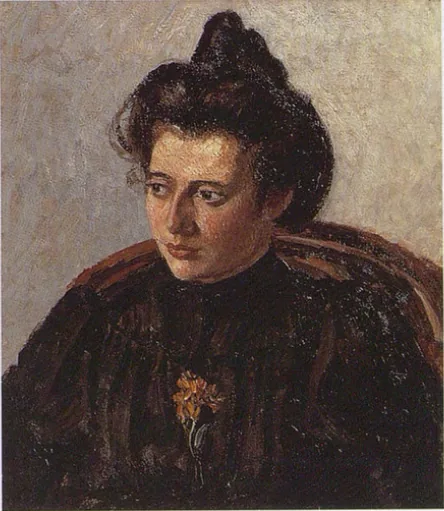 Jeanne Pissarro dite Cocotte, au chignon