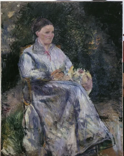 Julie Pissarro au jardin