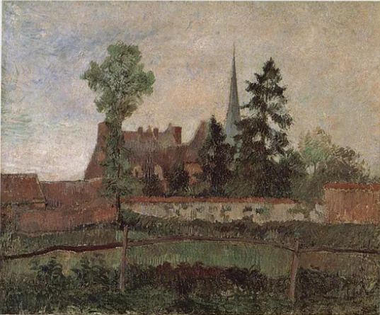 L’église et le manoir d’Éragny