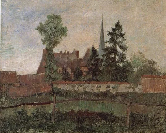 L’église et le manoir d’Éragny