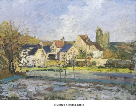 L'Hermitage à Pontoise, neige