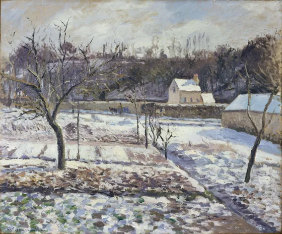 L’Hermitage, Pontoise, effet de neige
