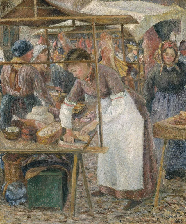 La Charcutière, Camille Pissarro