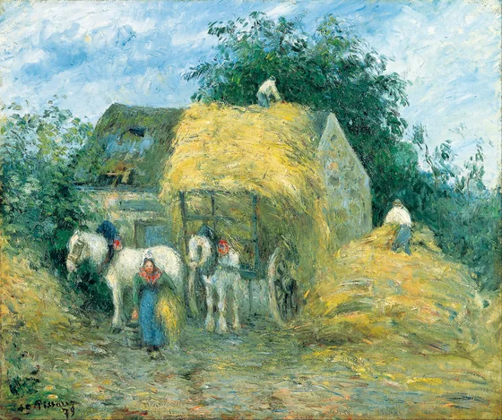 La Charrette de paille, Montfoucault