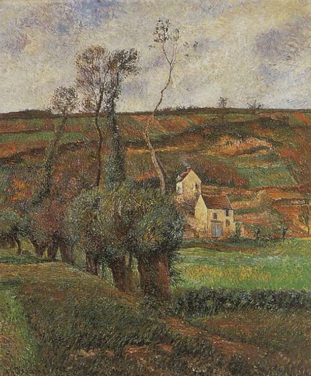 La cuesta Lézard en Pontoise, Camille Pissarro
