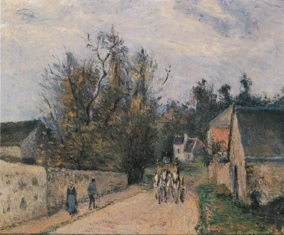 La Diligence, route d'Ennery à l'Hermitage, Pontoise