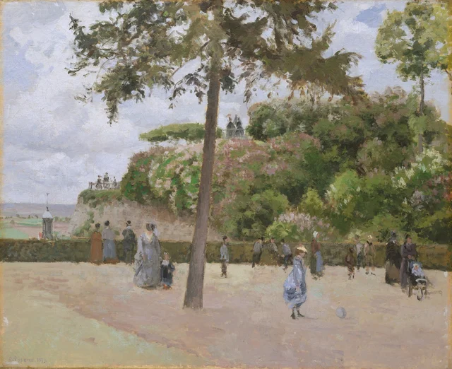 El jardín de la Ville, Pontoise