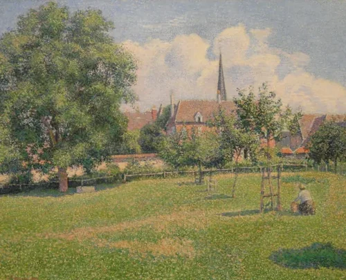 La Maison de La Sourde et Le Clocher D'Éragny