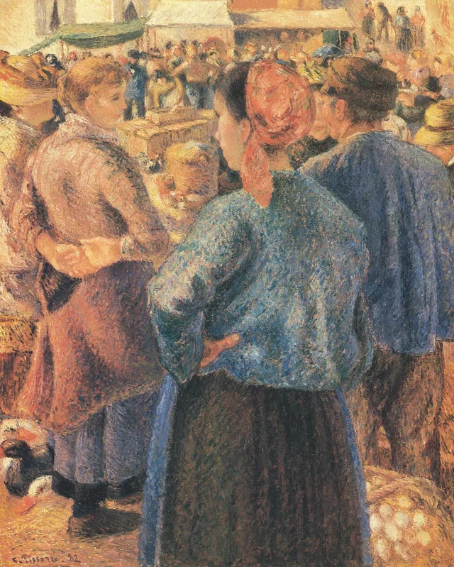 El mercado de aves de corral, Pontoise
