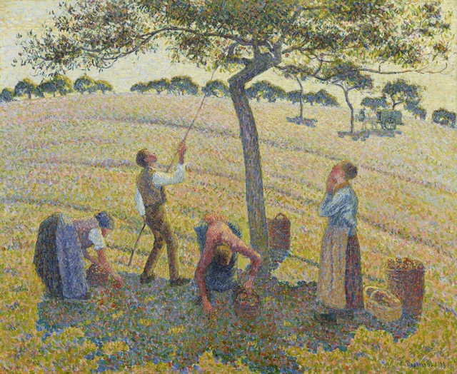 La recogida de las manzanas en Éragny