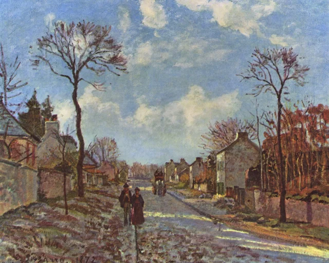 El camino de Louveciennes, Camille Pissarro