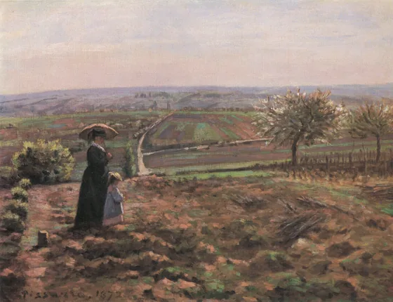 La Route de Rouen, les hauteurs de l´Hautil, Pontoise