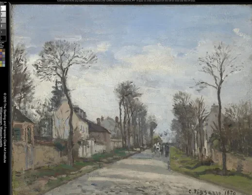 La route de Versailles, Louveciennes