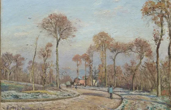 La Route de Versailles, Louveciennes: Gelée matinale