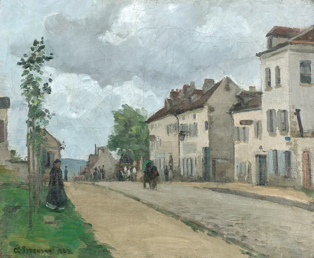 La rue de Gisors en Pontoise