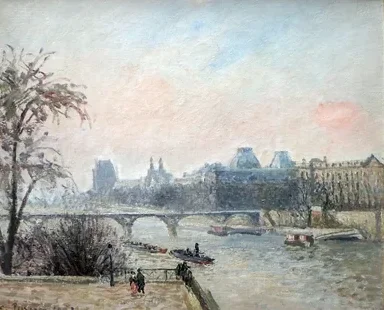 La Seine et le Louvre