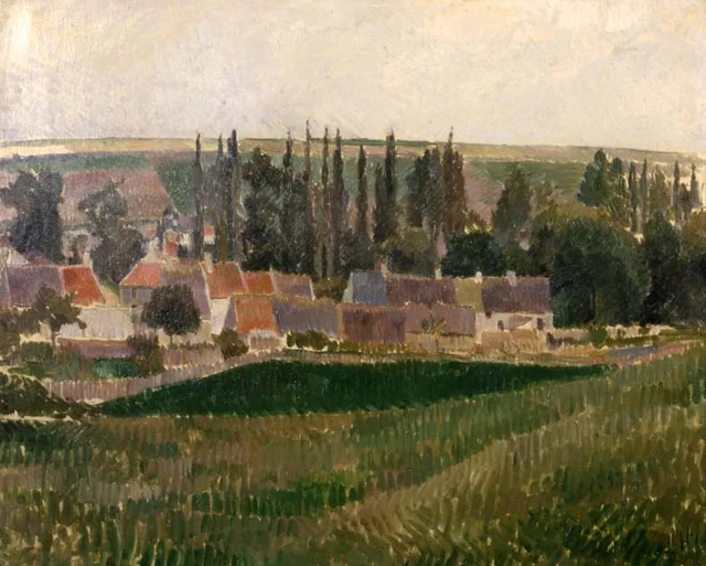 Paisaje en Osny, Camille Pissarro