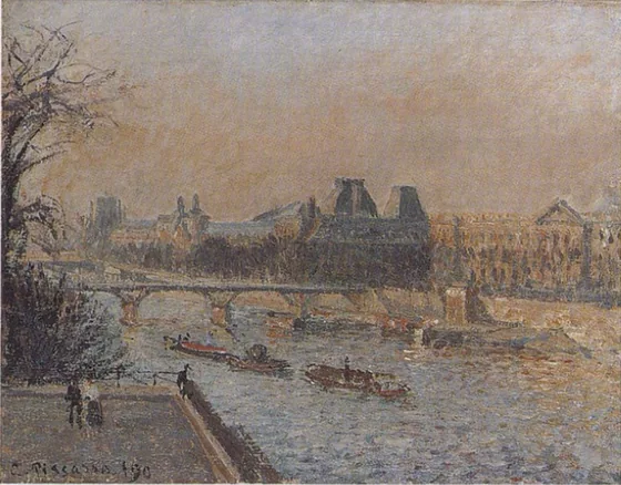Le Louvre, soleil couchant, 3e série