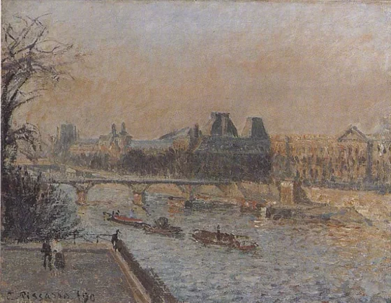 Le Louvre, soleil couchant, 3e série