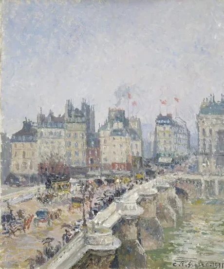 Le Pont-Neuf, temps mouillé
