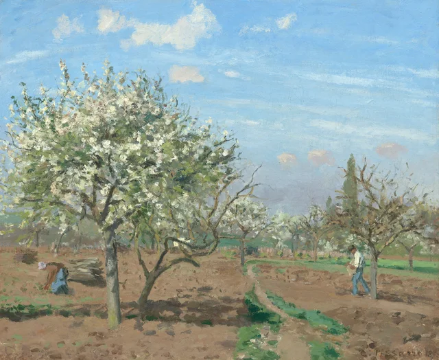 El huerto, Camille Pissarro