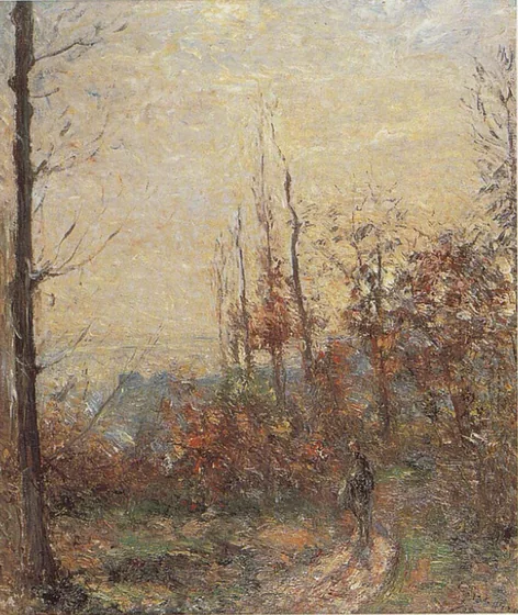 Le vieux chemin en automne, Pontoise