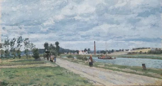 Les Bords de l'Oise près de Pontoise
